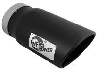 aFe - aFe 49T50601-B12 aFe Diesel Exhaust Tip Bolt On Black 5in Inlet x 6in Outlet x 12in Long - Image 1