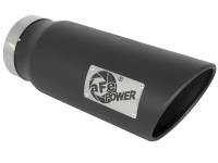 aFe - aFe 49T50601-B15 aFe Power MACH Force-Xp 5in In x 6in Out x 15in L Bolt-On 409 SS Exhaust Tip - Black - Image 2