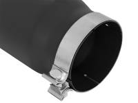aFe - aFe 49T50601-B15 aFe Power MACH Force-Xp 5in In x 6in Out x 15in L Bolt-On 409 SS Exhaust Tip - Black - Image 4