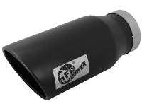 aFe - aFe 49t50702-b15 aFe POWER MACH Force-Xp 5in 304 Stainless Steel Exhaust Tip 5In x 7Out x15Lin Bolt-On Right-Blk - Image 1