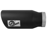aFe - aFe 49t50702-b15 aFe POWER MACH Force-Xp 5in 304 Stainless Steel Exhaust Tip 5In x 7Out x15Lin Bolt-On Right-Blk - Image 4