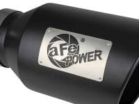aFe - aFe 49T50801-B15 aFe Power Universal 5in Inlet 8in Outlet MACH Force-XP Clamp-On Exhaust Tip - Black - Image 5