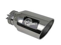 aFe - aFe 49T50801-P15 aFe Power Universal 5in Inlet 8in Outlet MACH Force-XP Clamp-On Exhaust Tip - Polished - Image 1