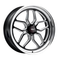 Weld - Weld S10722073425 Weld S107 22X12 Laguna 5X127 ET-57 BS4.25 Gloss Black MIL Dia 78.1 - Image 3