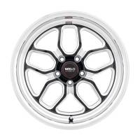 Weld - Weld S10771173425 Weld S107 17X11 Laguna 5X127 ET-44 BS4.25 Gloss Black MIL Dia 78.1 - Image 2