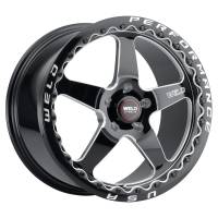 Weld - Weld S90470086P10 Weld S904 17X10 Ventura Drag Beadlock 5X135 ET10 BS5.9 Gloss Black MIL Dia 87.1 - Image 2