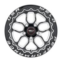 Weld - Weld S907B0022P46 Weld Racing 15x10 Laguna Bead Lock 5x120 ET46 BS7.25 Gloss BLK MIL DIA 78.1 - Image 2