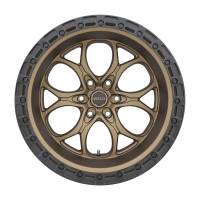 Weld - Weld W10600084475 Weld Off-Road W106 20X10 Ledge 6X139.7 ET-18 BS4.75 Satin Bronze / Black Ring 106.1 - Image 2