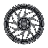 Weld - Weld W11700057475 Weld Off-Road W117 20X10 Fulcrum 5X127 5X139.7 ET-18 BS4.75 Gloss Black MIL 87.1 - Image 2