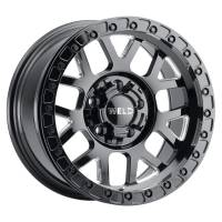 Weld - Weld W90270057450 Weld Off-Road W902 17X10 Cinch Beadlock 5X127 5X139.7 ET-24 BS4.50 Gloss BLK MIL / BLK Ring 87.1 - Image 1