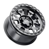 Weld - Weld W90270057450 Weld Off-Road W902 17X10 Cinch Beadlock 5X127 5X139.7 ET-24 BS4.50 Gloss BLK MIL / BLK Ring 87.1 - Image 2