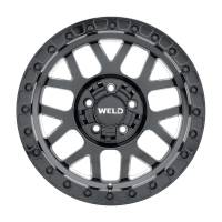 Weld - Weld W90270057450 Weld Off-Road W902 17X10 Cinch Beadlock 5X127 5X139.7 ET-24 BS4.50 Gloss BLK MIL / BLK Ring 87.1 - Image 3