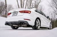 MBRP - MBRP Exhaust pS46013CF MBRP 15-18 Audi S3 SS 3in Quad Split Rear Exit w/ Carbon Fiber Tips - T304 - Image 2