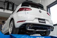 MBRP - MBRP Exhaust pS46033CF MBRP 15-19 VW Golf R MK7/MK7.5 3in T304 Cat Back Exhaust w/ Carbon Fiber Tips - Image 10