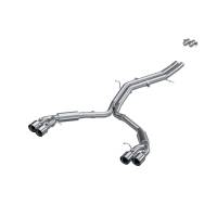 MBRP - MBRP Exhaust pS4607304 MBRP 18-21 Audi S5 Coupe/S4 Sedan T304 SS 2.5in Cat-Back Quad Rear Exit Exhaust - SS Tips - Image 1