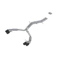 MBRP - MBRP Exhaust pS46073CF MBRP 18-21 Audi S5 Coupe/S4 Sedan T304 SS 2.5in Cat-Back Quad Rear Exit Exhaust - Carbon Fiber Tips - Image 1