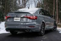 MBRP - MBRP Exhaust pS46083CF MBRP 19-21 VW Jetta GLI T304 SS 3in Cat-Back Dual Split Rear Exit Exhaust - Carbon Fiber Tips - Image 9