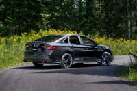 MBRP - MBRP Exhaust pS46153CF MBRP 2022 VW Jetta GLI 2.0 TSI 3in Cat Back T304 SS 2.5in Dual Split Rear w/ Carbon Fiber Tips - Image 2