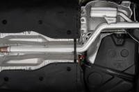 MBRP - MBRP Exhaust pS46173CF MBRP 2022 VW Golf GTI MK8 T304 SS 3in Cat-Back Exhaust 2.5in Dual Split Rear w/ Carbon Fiber Tips - Image 4