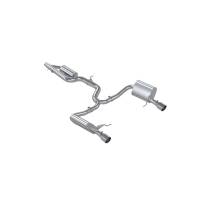 MBRP - MBRP Exhaust pS4618304 MBRP 17-19 VW Golf SportWagen/Alltrack 1.8T T304SS 3in Cat-Back 2.5in Dual Split Rear w/ SS Tips - Image 1