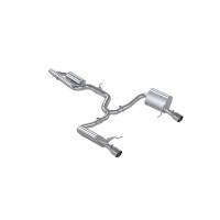 MBRP - MBRP Exhaust pS4618304 MBRP 17-19 VW Golf SportWagen/Alltrack 1.8T T304SS 3in Cat-Back 2.5in Dual Split Rear w/ SS Tips - Image 2