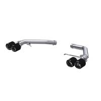 MBRP - MBRP Exhaust pS56033CF MBRP 14-17 Audi SQ5 3.0T Dual Rear Exit Axle Back w/ Quad Carbon Fiber Tips - T304 - Image 1