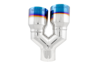 MBRP - MBRP Exhaust pT5170BE MBRP Universal T304 SS Dual Burnt End Tip 3.5in OD/2.5in Inlet - Image 3