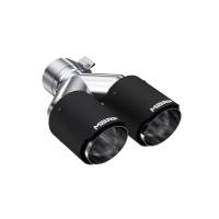 MBRP - MBRP Exhaust pT5171CF MBRP Universal Carbon Fiber Dual Tip 3.5in OD/2.5in Inlet - Image 1