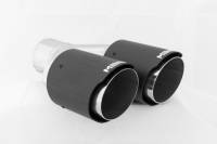 MBRP - MBRP Exhaust pT5171CF MBRP Universal Carbon Fiber Dual Tip 3.5in OD/2.5in Inlet - Image 4