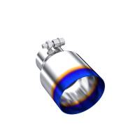 MBRP - MBRP Exhaust pT5176BE MBRP Burnt End Tip 2.5 ID 4 ID Out 6.5 length Single Wall Angle Cut 304 Stainless Steel - Image 1