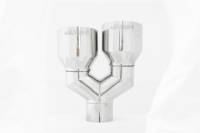 MBRP - MBRP Exhaust pT5177 MBRP Universal T304 SS Dual Tip 4in OD/2.5in Inlet - Image 3