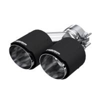 MBRP - MBRP Exhaust pT5177CF MBRP Universal Carbon Fiber Dual Tip 4in OD/2.5in Inlet - Image 1