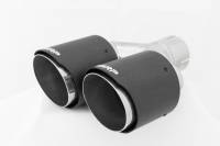 MBRP - MBRP Exhaust pT5177CF MBRP Universal Carbon Fiber Dual Tip 4in OD/2.5in Inlet - Image 3