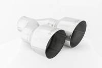 MBRP - MBRP Exhaust pT5178 MBRP Universal T304 SS Dual Tip 4in OD/2.5in Inlet - Image 2
