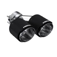MBRP - MBRP Exhaust pT5178CF MBRP Universal Carbon Fiber Dual Tip 4in OD/2.5in Inlet - Image 1