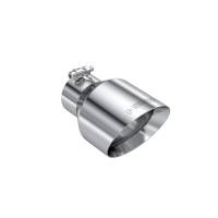 MBRP - MBRP Exhaust pT5187 MBRP Universal T304 Stainless Steel Tip 3on ID / 5in OD Out / 8in Length Angle Cut Dual Wall - Image 1