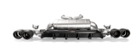 Akrapovic - Akrapovic DI-BM/CA/5/G/RS Akrapovic 18+ BMW M5 (F90) Rear Carbon Fiber Diffuser - High Gloss w/ Red/White Akrapovic Logo - Fits 2018-2020 BMW M5 - Image 1