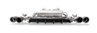 Akrapovic - Akrapovic DI-BM/CA/5/M/RS Akrapovic 18+ BMW M5 (F90) Rear Carbon Fiber Diffuser - Matte w/Red Akrapovic Logo - Fits 2018-2020 BMW M5 - Image 2
