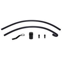 Mishimoto - Mishimoto MMBCC-N54-06CBE2 Mishimoto 07-10 BMW N54 Baffled Oil Catch Can Kit - Black (CCV Side) - Fits 2007-2011 BMW 335i, 1 Series M, 135i - Image 1