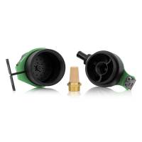 Mishimoto - Mishimoto MMBCC-UNI-GN Mishimoto Universal Baffled Oil Catch Can - Green - Image 1