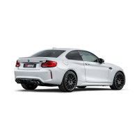 Akrapovic - Akrapovic S-BM/T/3H Akrapovic 2018+ BMW M2 Competition/M2 CS (F87N) Slip-On Line (Titanium) w/Carbon Fiber Tips - Fits 2018-2021 BMW M2 - Image 1