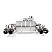Akrapovic - Akrapovic S-BM/T/3H Akrapovic 2018+ BMW M2 Competition/M2 CS (F87N) Slip-On Line (Titanium) w/Carbon Fiber Tips - Fits 2018-2021 BMW M2 - Image 3