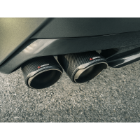 Akrapovic - Akrapovic S-BM/T/9H Akrapovic 2019 BMW Z4 M40i (G29) Slip-On Line (Titanium) w/Carbon Fiber Tips - Fits 2020 BMW Z4 - Image 1