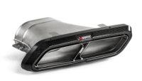 Akrapovic - Akrapovic TP-CT/46/G Akrapovic 2018 Mercedes Benz E63 (W213) Evolution Tail Pipe Set (High Gloss Carbon) - Fits 2018-2020 Mercedes-Benz E63 AMG S - Image 2
