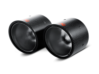 Akrapovic - Akrapovic TP-MINR56/57-CA Akrapovic 07-14 MINI Cooper S (R56) / Cooper S Cabrio (R57) Tail Pipe Set (Carbon) - Fits 2007-2014 Mini Cooper - Image 1