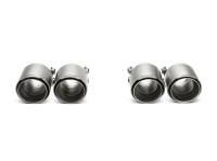 Akrapovic - Akrapovic TP-T/S/8 Akrapovic 14-17 BMW M3/M4 (F80/F82) Tail Pipe Set (Titanium) - Fits 2015-2020 BMW M4 - Image 1
