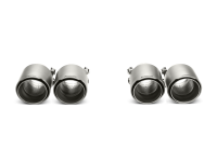 Akrapovic - Akrapovic TP-T/S/8 Akrapovic 14-17 BMW M3/M4 (F80/F82) Tail Pipe Set (Titanium) - Fits 2015-2020 BMW M4 - Image 2