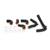 Mishimoto - Mishimoto MMICP-MK7-15KWBK Mishimoto 2015+ Volkswagen MK7 GTI / Golf R Intercooler Pipe Kit Wrinkle Black - Fits 2015-2021 Volkswagen GTI - Image 1