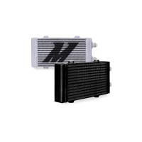 Mishimoto - Mishimoto MMOC-DP-SBK Mishimoto Universal Small Bar and Plate Dual Pass Black Oil Cooler - Image 1