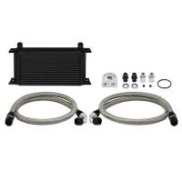 Mishimoto - Mishimoto MMOC-ULBK Mishimoto Universal 19 Row Oil Cooler Kit - Black - Image 1